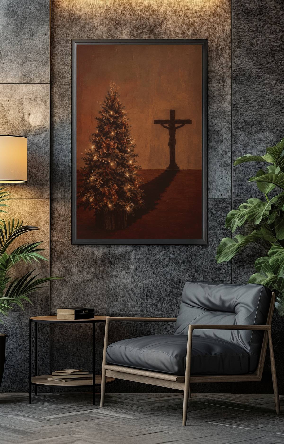 THE GIFT — Christmas Cross Canvas | Covenant Canvas Co.